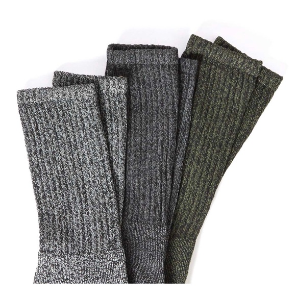 Rainforest 6 Pack Men’s Outdoor Crew Socks - Picture 3 of 6